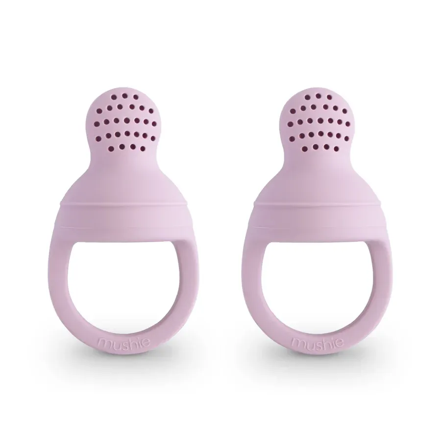 Mushie - gryzak do podawania pokarmu 2-pak Soft Lilac Mushie - gryzak do podawania pokarmu 2-pak Soft Lilac