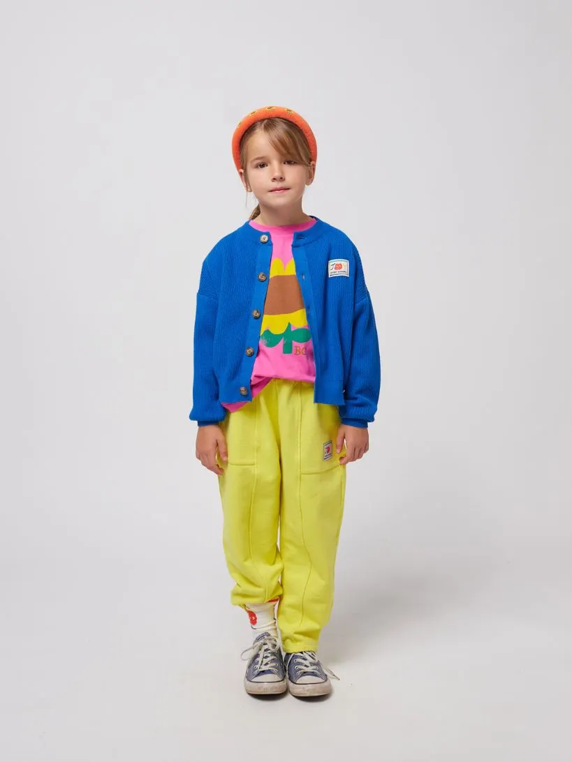 BOBO CHOSES - kardigan dziecięcy na guziczki Smiling blue niebieski 