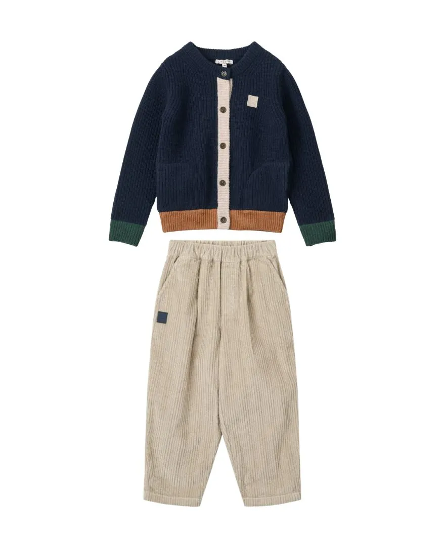 Liewood - codzienna stylizacja z kardiganem Tiago