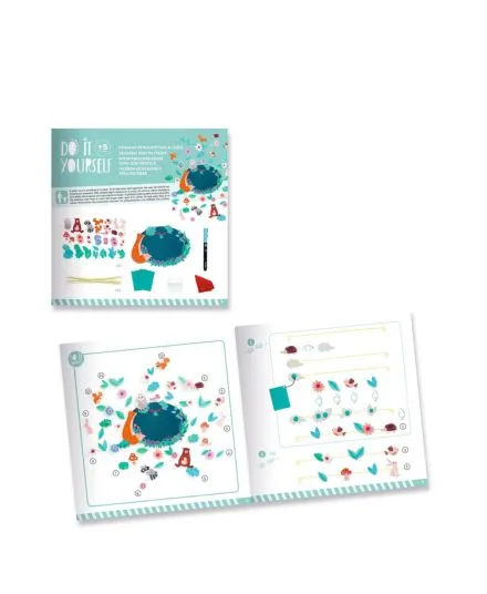 Djeco - zestaw zrób to sam - Tablica do pisania Las Djeco - zestaw zrób to sam - Tablica do pisania Las