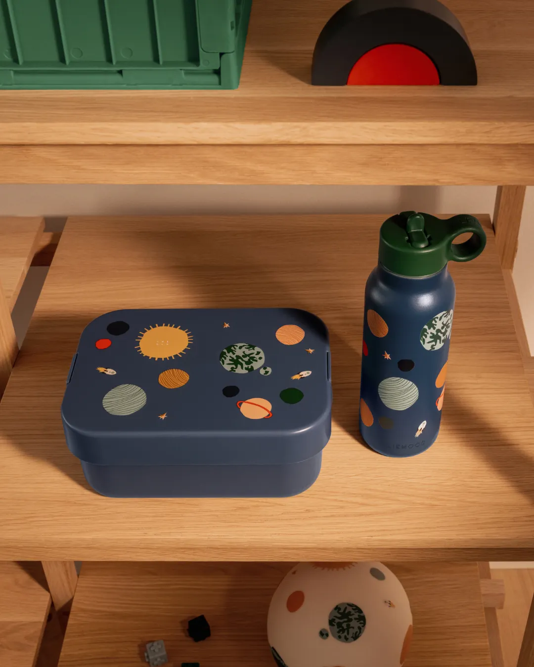 Liewood - butelka termiczna Falk 350 ml Universe / Classic navy