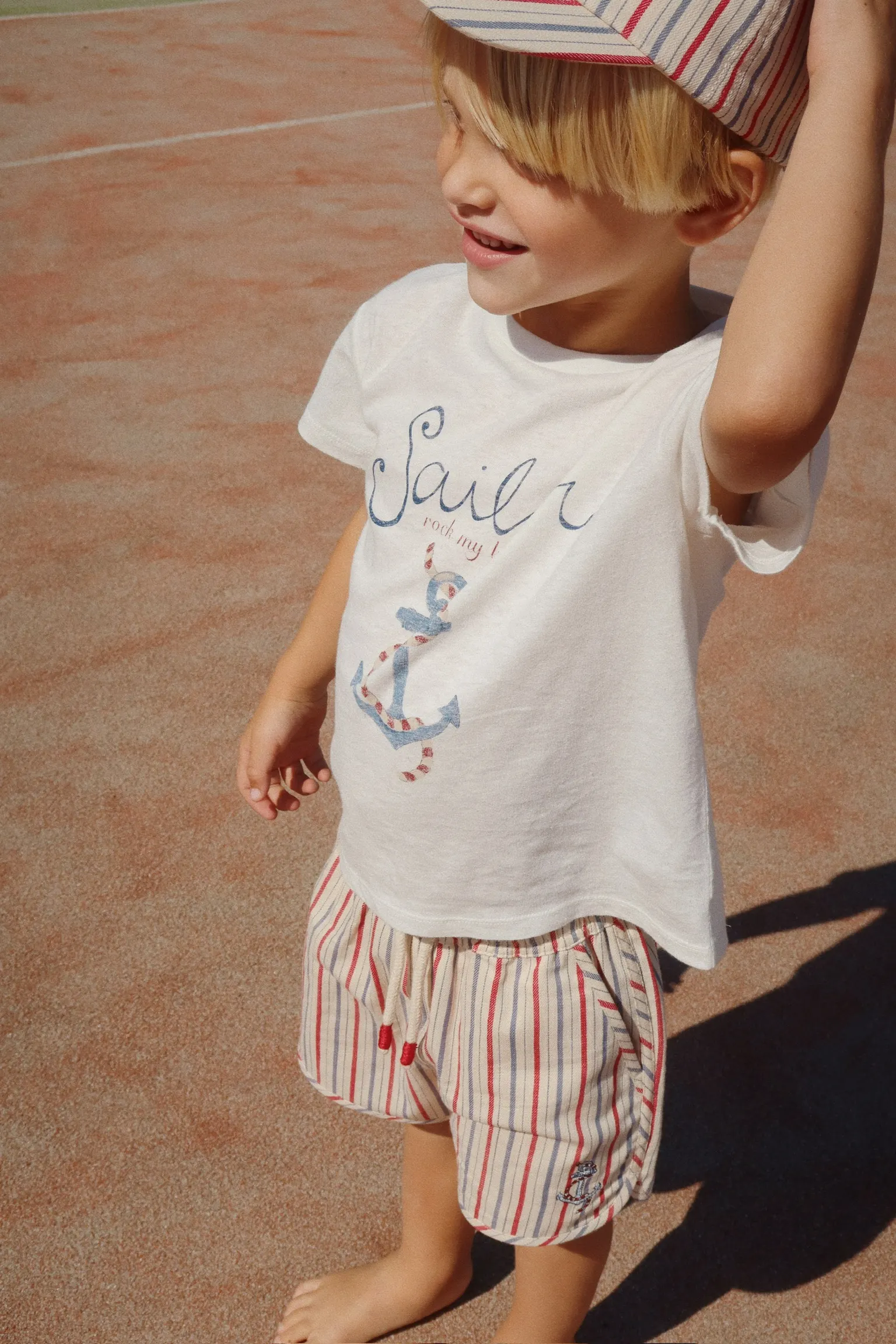 Konges Sløjd - koszulka dziecięca Era Tee OCS Off White/Sailor Konges Sløjd - koszulka dziecięca Era Tee OCS Off White/Sailor