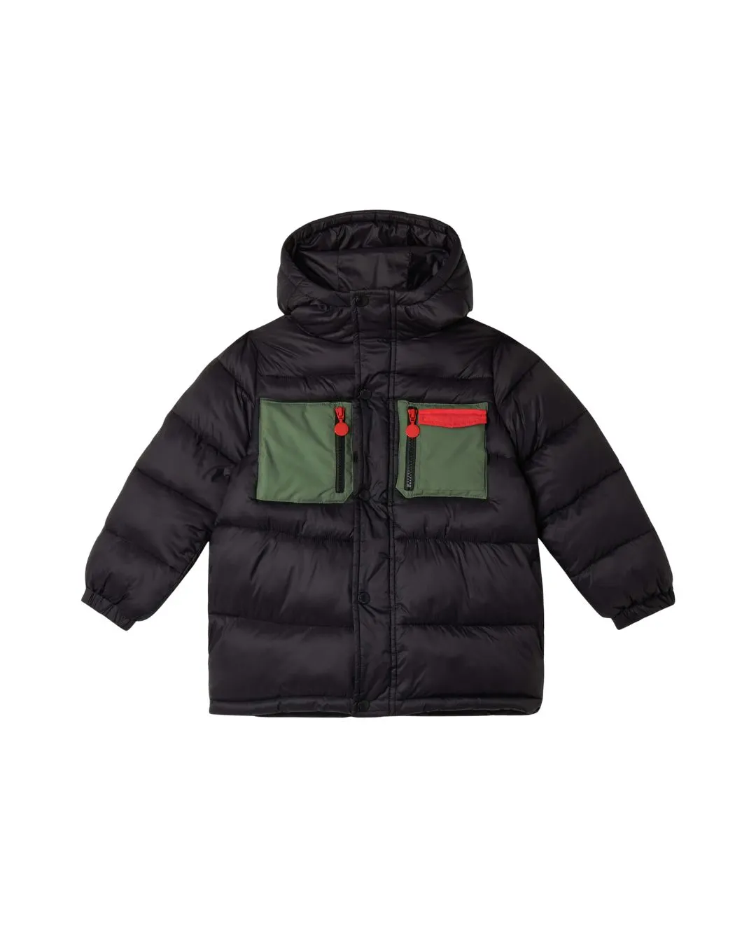 Pikowana kurtka zimowa Stella McCartney czarna Pikowana kurtka zimowa Stella McCartney czarna