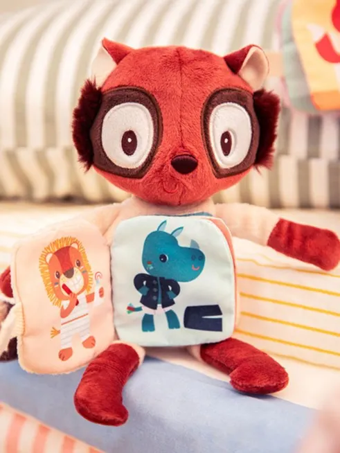 Lilliputiens - przytulanka z książeczką 6 m+ Lemur Elvis