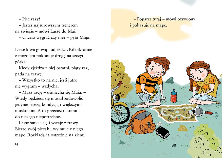 Wydawnictwo Zakamarki - Tajemnica wyścigu, Biuro Detektywistyczne Lassego i Mai