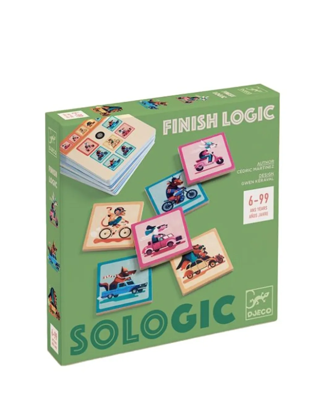 Djeco - gra logiczna dla dzieci Sologic Wyścig Djeco - gra logiczna dla dzieci Sologic Wyścig