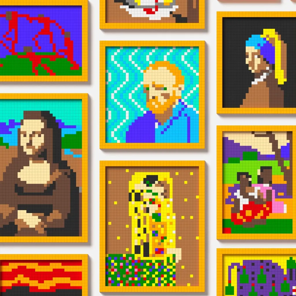 Pixio - klocki magnetyczne Masterpiece Girl with a Pearl Earring 100 Pixio - klocki magnetyczne Masterpiece Girl with a Pearl Earring 100