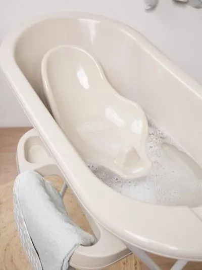 Bébé-jou - leżaczek do wanienki dla niemowląt Taupe Bébé-jou - leżaczek do wanienki dla niemowląt Taupe