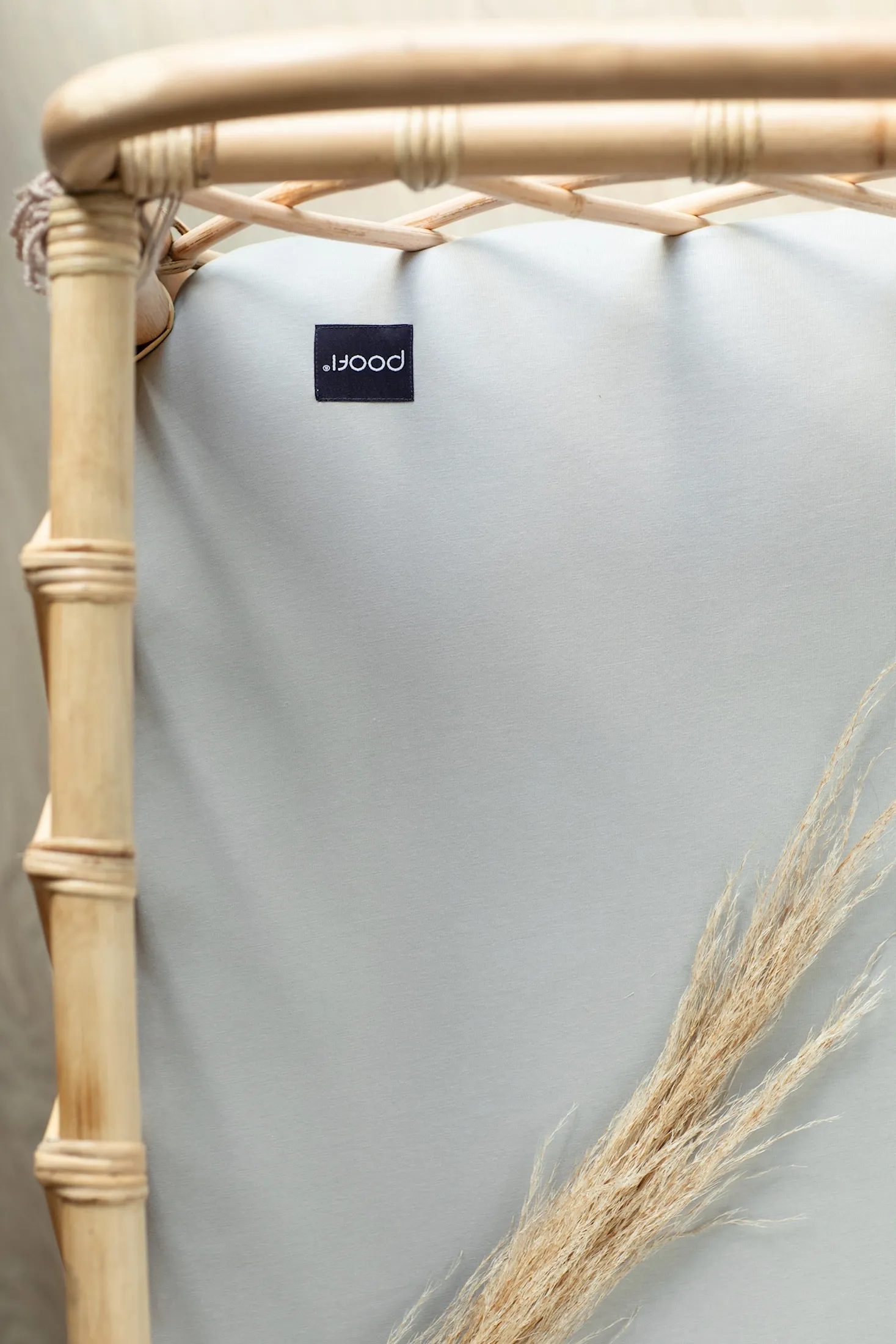 Poofi - prześcieradło Organic&Color 60x120 Jasny szary Poofi - prześcieradło Organic&Color 60x120 Jasny szary