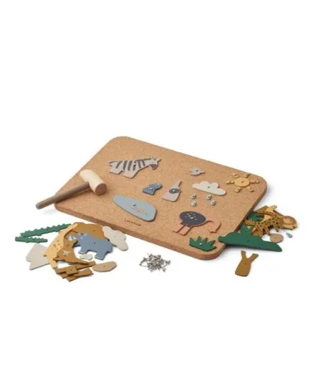 Liewood - tablica korkowa przybijanka Esteban All Together / Sandy