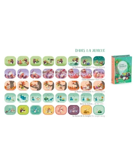 Moulin Roty - lampka z projektorem opowieści z książek Dans La Jungle Moulin Roty - lampka z projektorem opowieści z książek Dans La Jungle