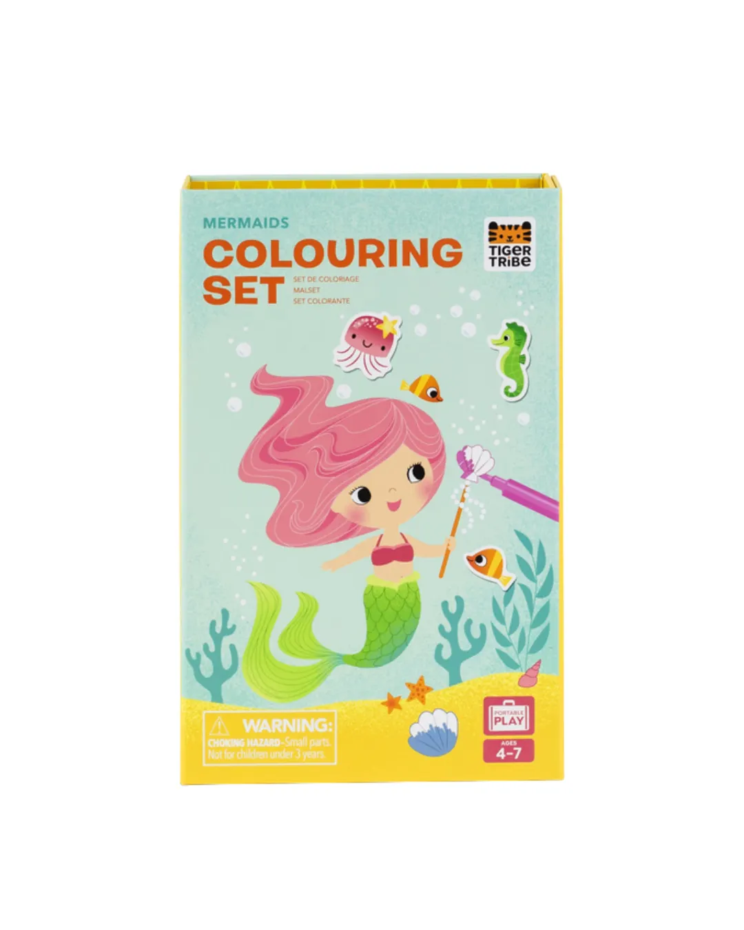 Tiger Tribe - zestaw kolorowanek Syrenki Tiger Tribe - zestaw kolorowanek Syrenki