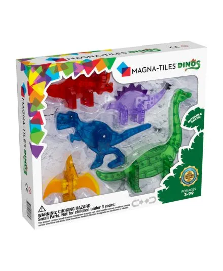 Magna-Tiles - zestaw magnetycznych figurek Dino 5 elementów Magna-Tiles - zestaw magnetycznych figurek Dino 5 elementów
