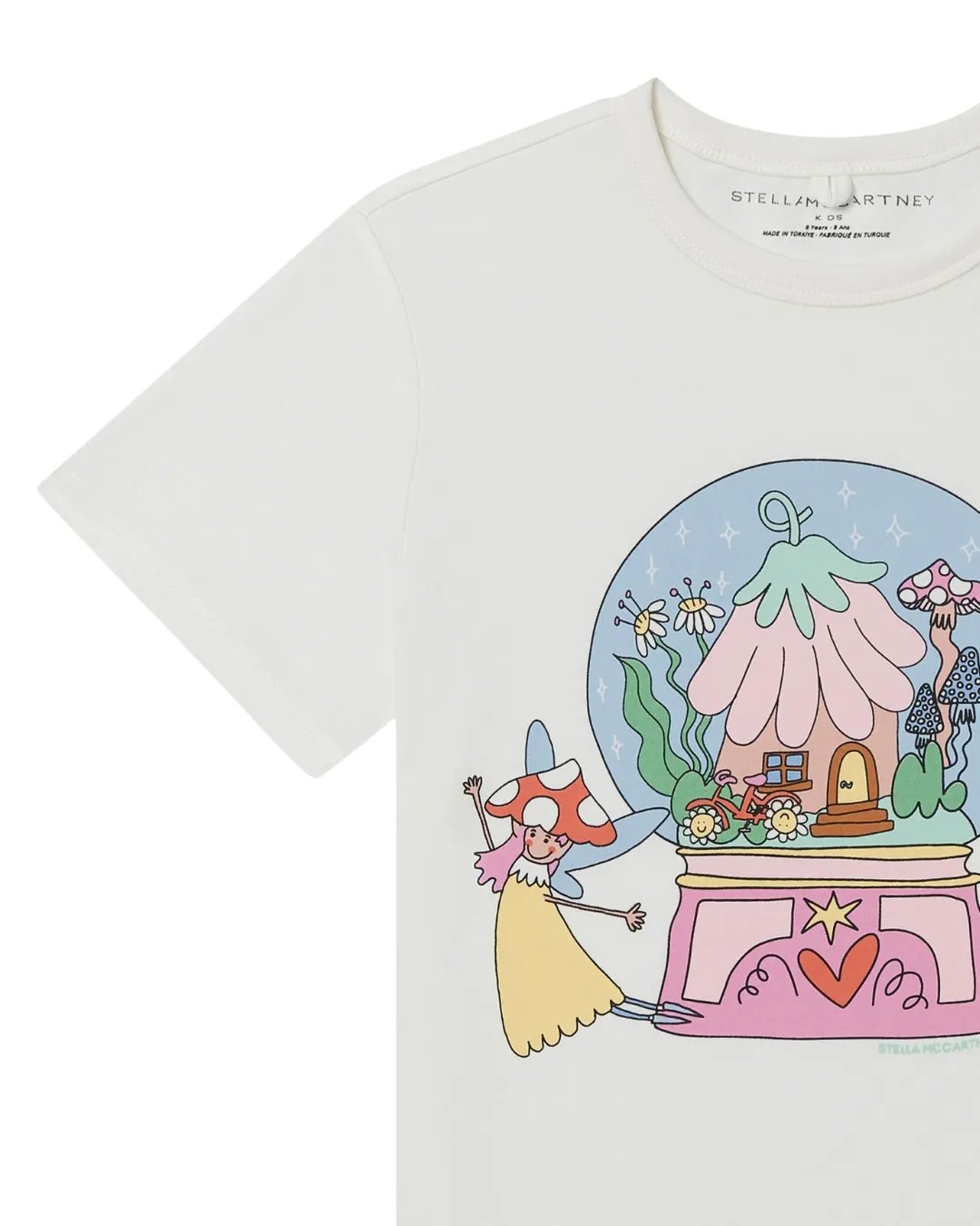 Stella McCartney - koszulka dziewczęca z krótkim rękawem Fairies Print Crewneck T-Shirt Stella McCartney - koszulka dziewczęca z krótkim rękawem Fairies Print Crewneck T-Shirt