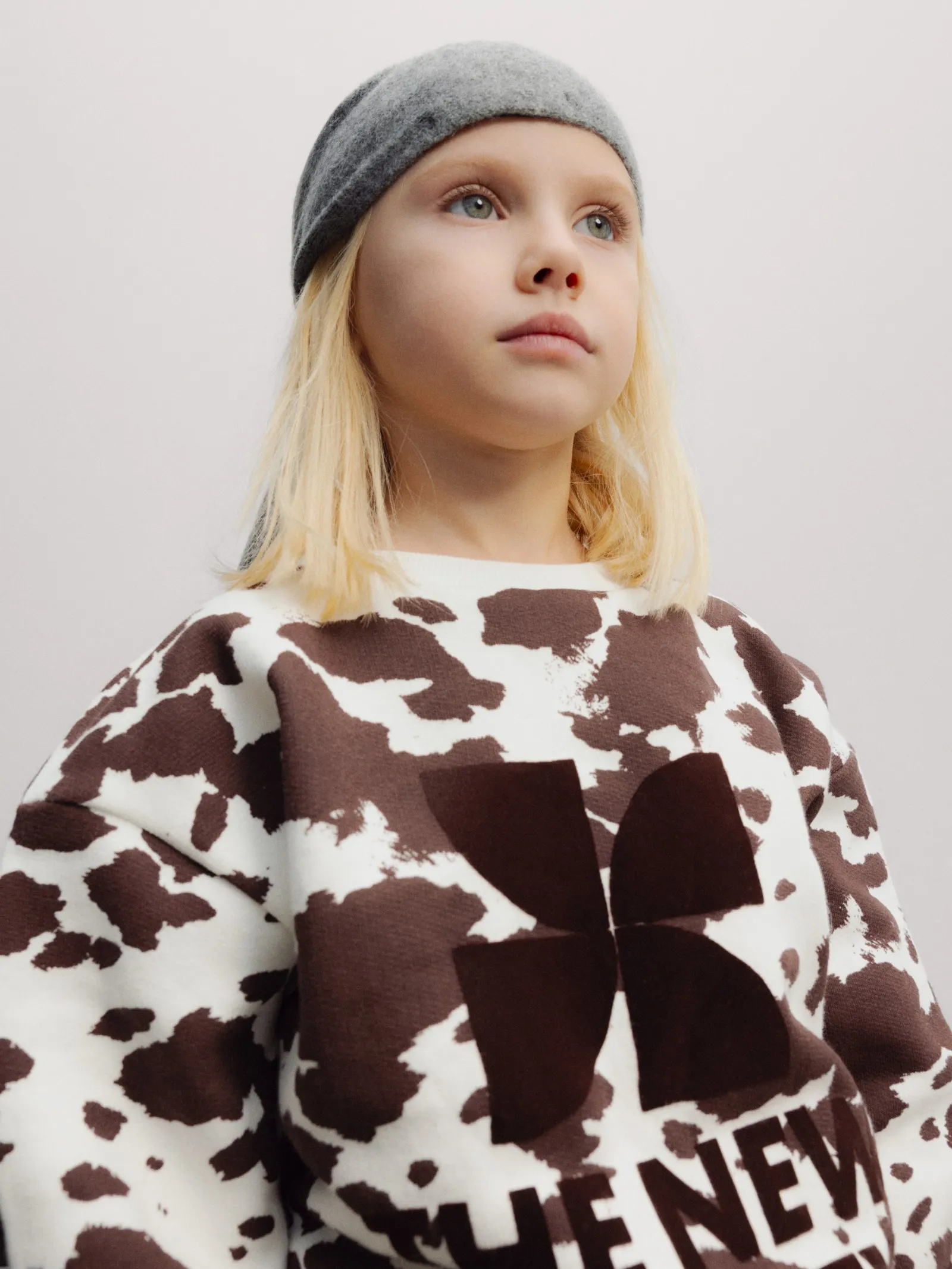 The New Society - bawełniana bluza TNS Logo Cow Print
