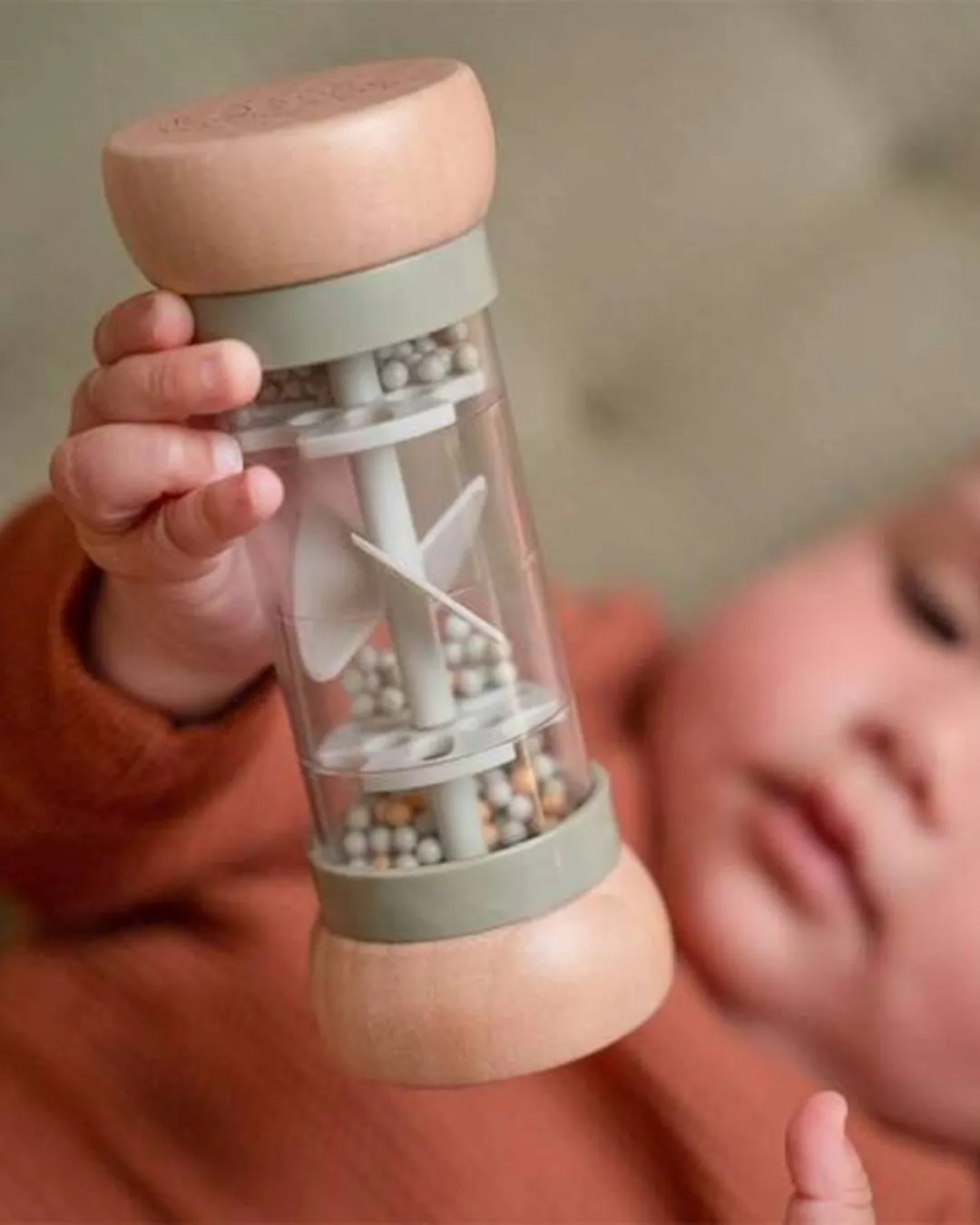 Little Dutch - grzechotka deszcz Little Farm FSC