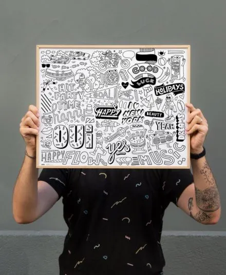 Omy - plakat Street Art Omy - plakat Street Art