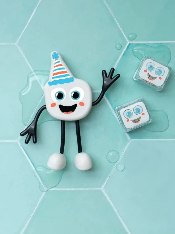 Glo Pals - zabawka do kąpieli Party Pal zestaw z dwoma kostkami sensorycznymi Glo Pals - zabawka do kąpieli Party Pal zestaw z dwoma kostkami sensorycznymi