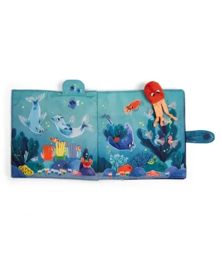 Moulin Roty - duża materiałowa książeczka aktywności Moulin Roty - duża materiałowa książeczka aktywności