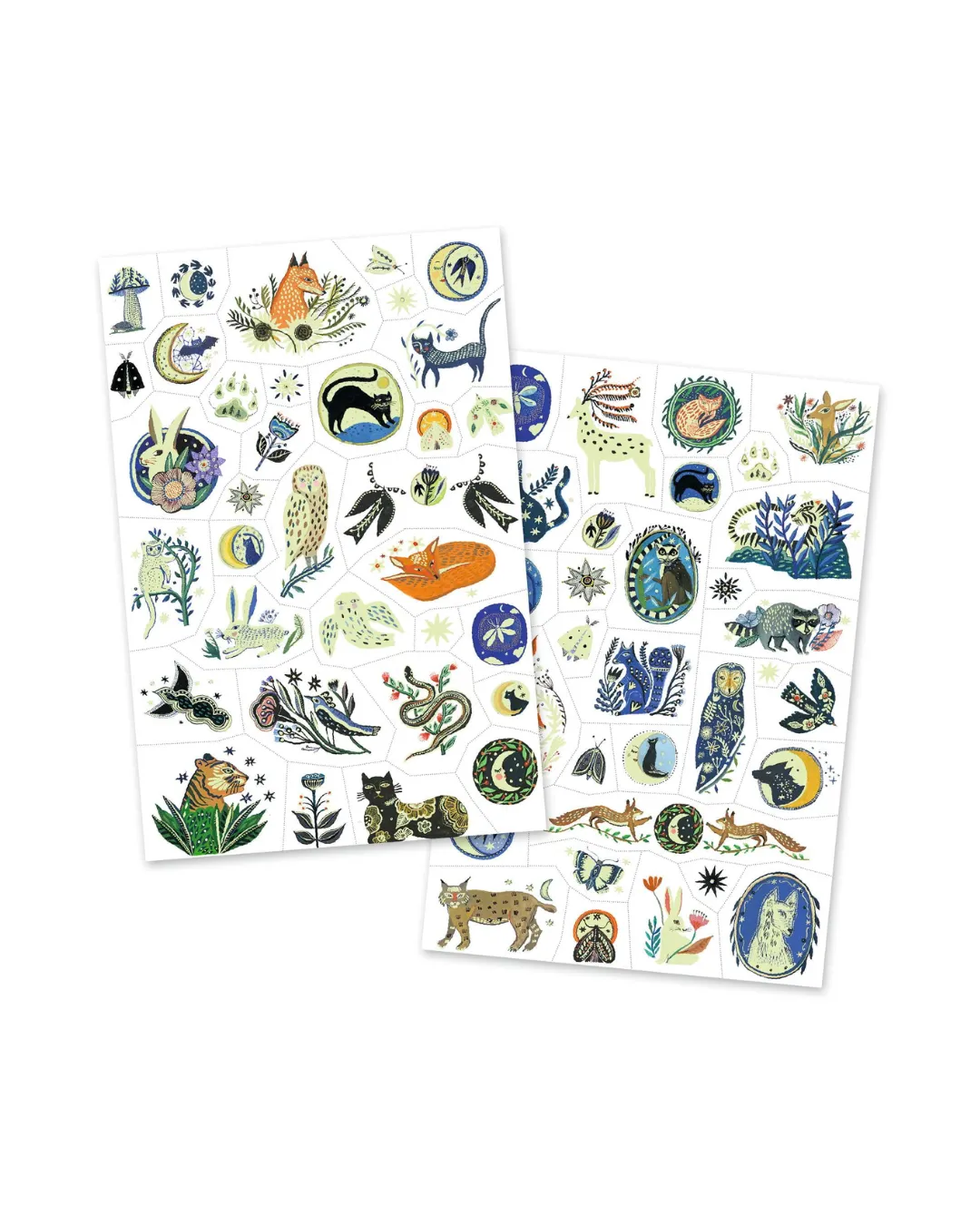 Djeco - tatuaże dla dzieci świecące w ciemności Las Nocą Djeco - tatuaże dla dzieci świecące w ciemności Las Nocą