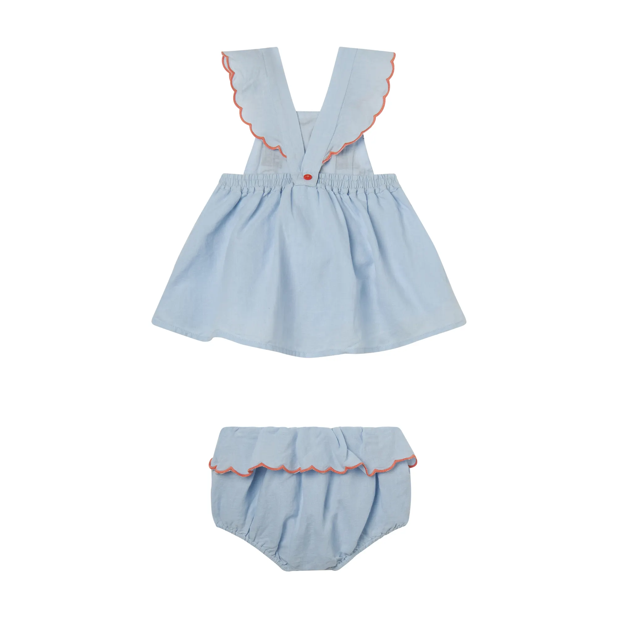 Stella McCartney - sukienka z bloomersami Light Blue Stella McCartney - sukienka z bloomersami Light Blue