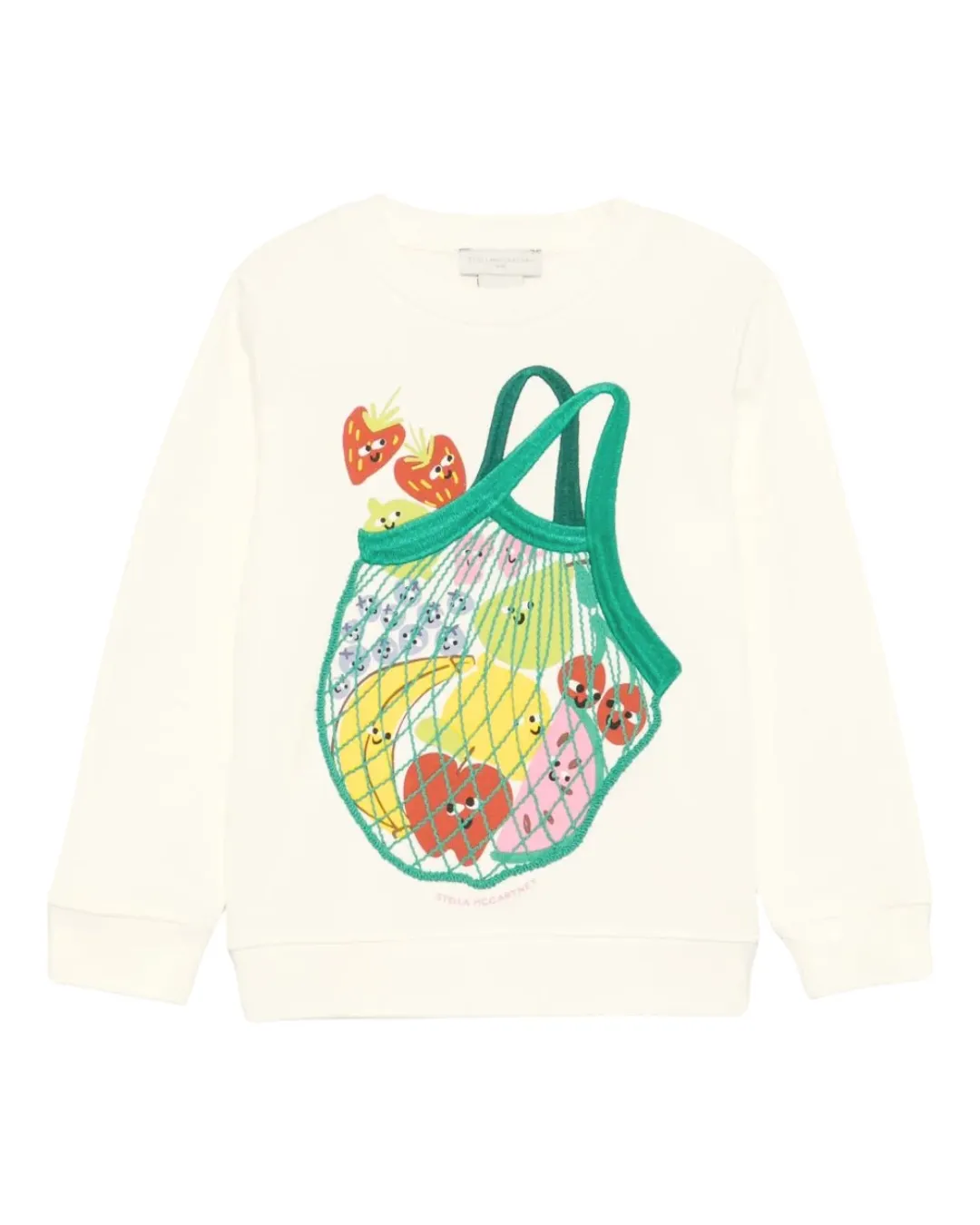 Stella McCartney - bluza dziewczęca Fruit Net Graphic Sweatshirt Stella McCartney - bluza dziewczęca Fruit Net Graphic Sweatshirt