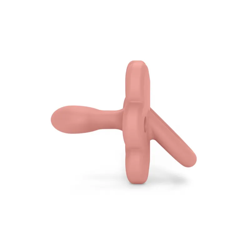 Suavinex - smoczek uspokajający fizjologiczny silikonowy SX Pro Colour Essence Motylek Różowy 6-18m