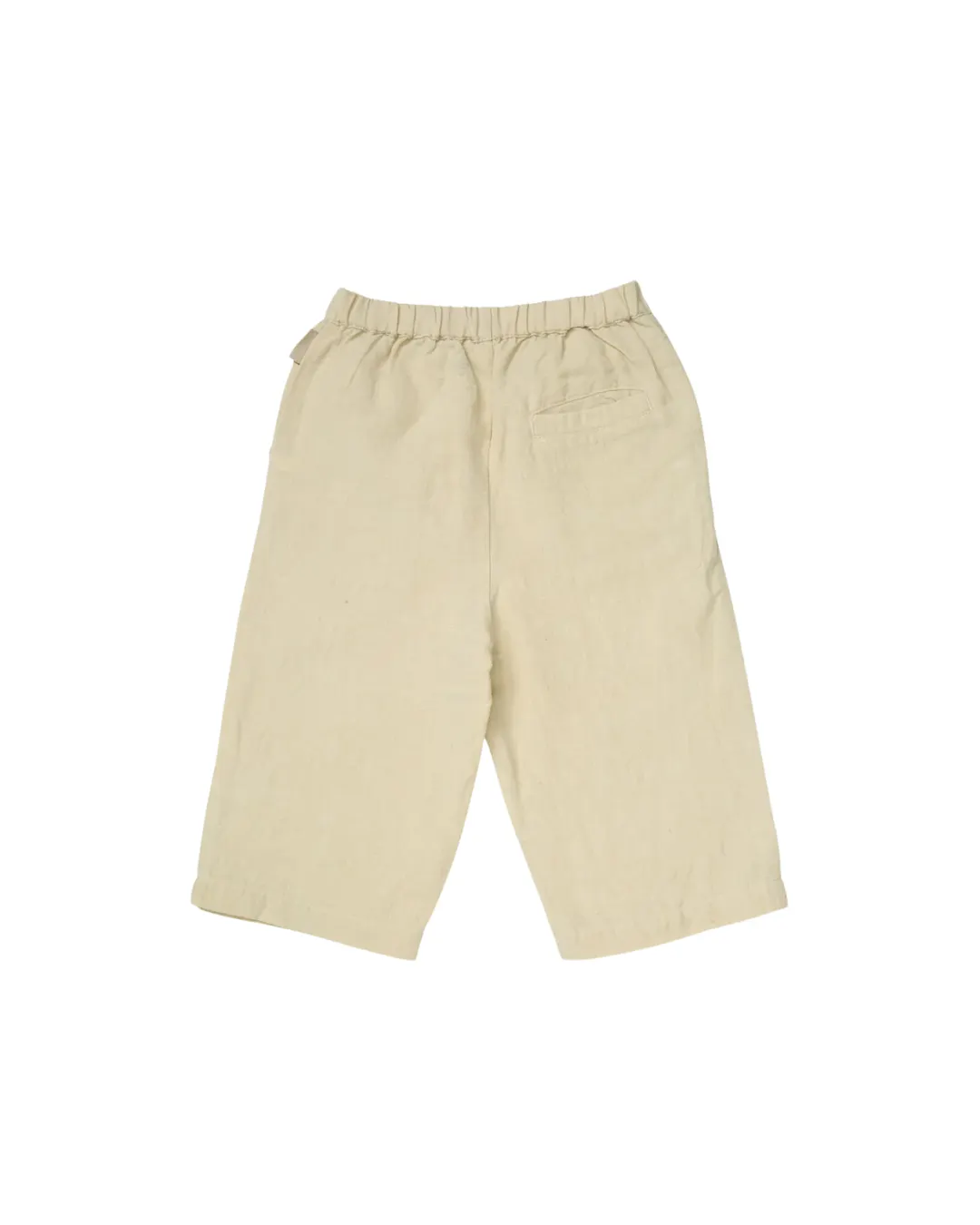 Cam Cam Copenhagen - szerokie spodnie Vilde Beige Linen