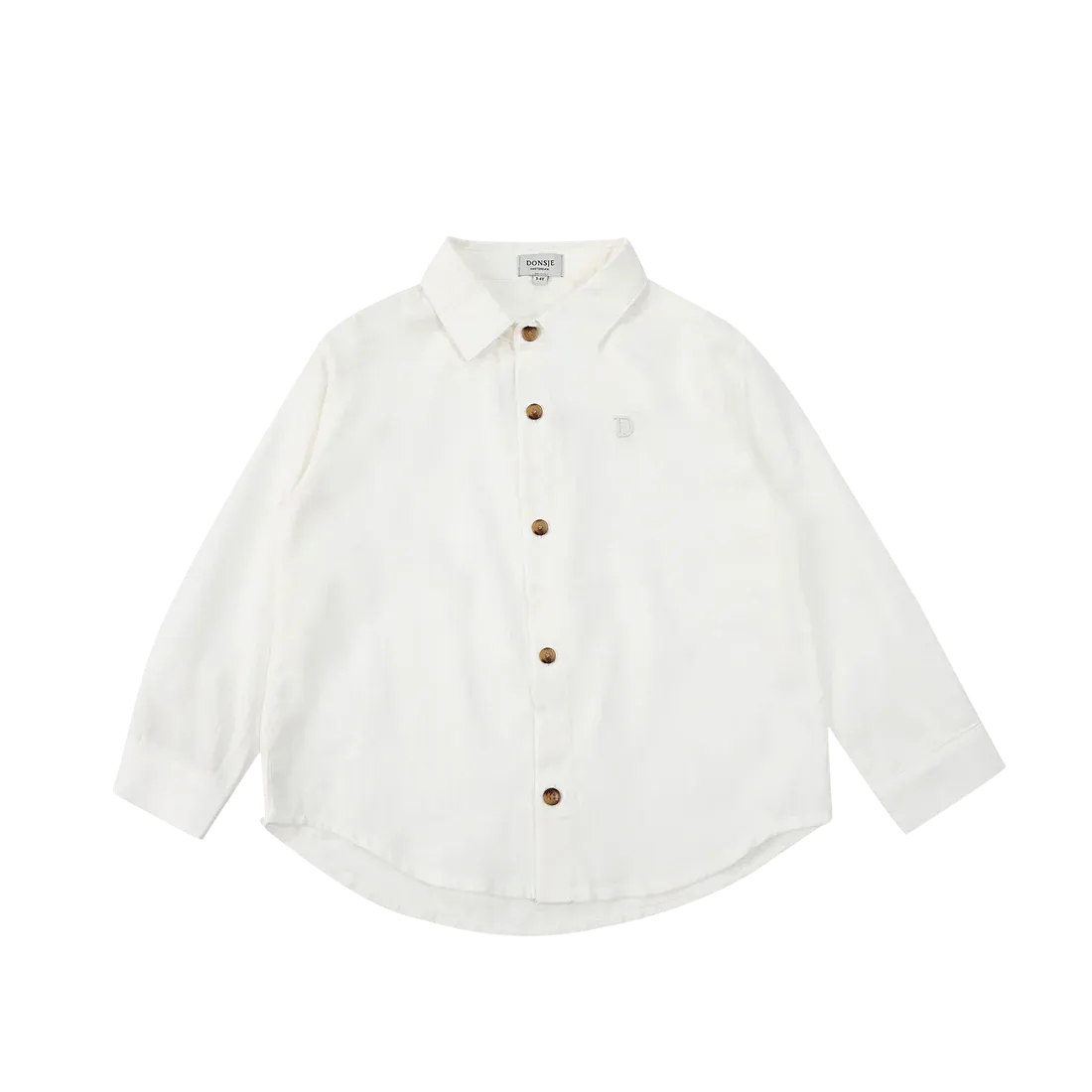 Donsje - biała koszula dziecięca Chee Shirt Donsje - biała koszula dziecięca Chee Shirt
