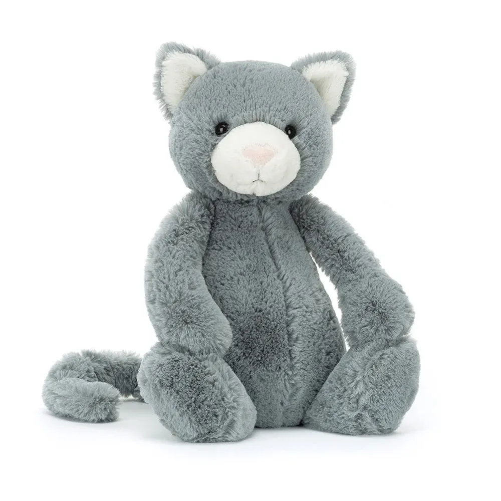 Jellycat - Nieśmiały Kotek Szary 31 cm