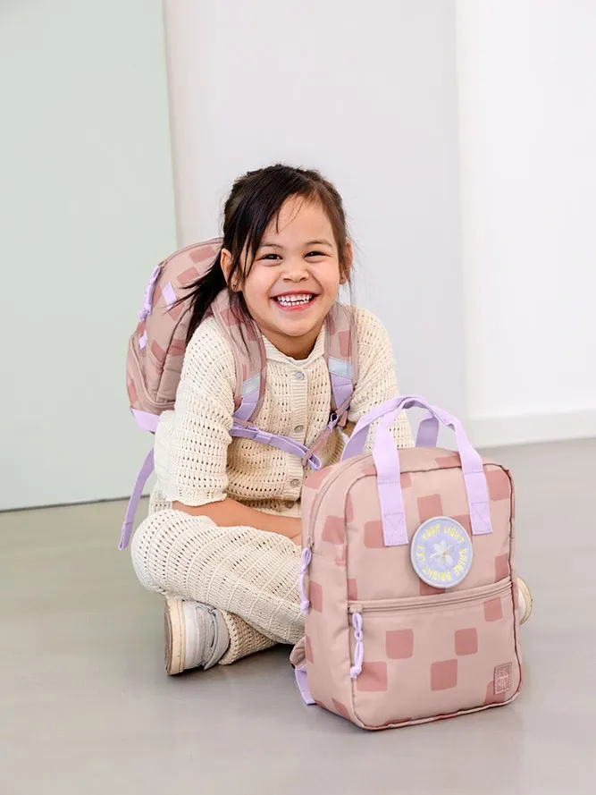 Lassig - plecak mini kwadratowy Pattern Party Rose