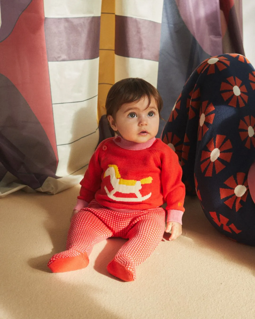 BOBO CHOSES - stylizacja niemowlęca z półśpiochami Rocking Horse