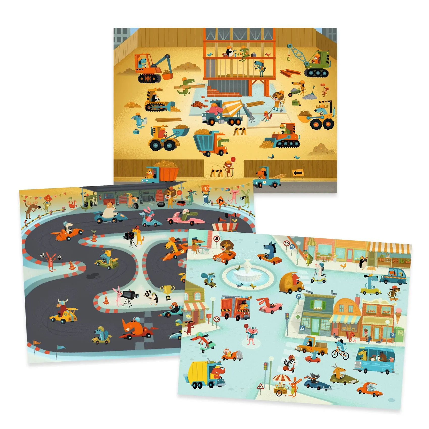 Djeco - kalkomania dla dzieci Pojazdy