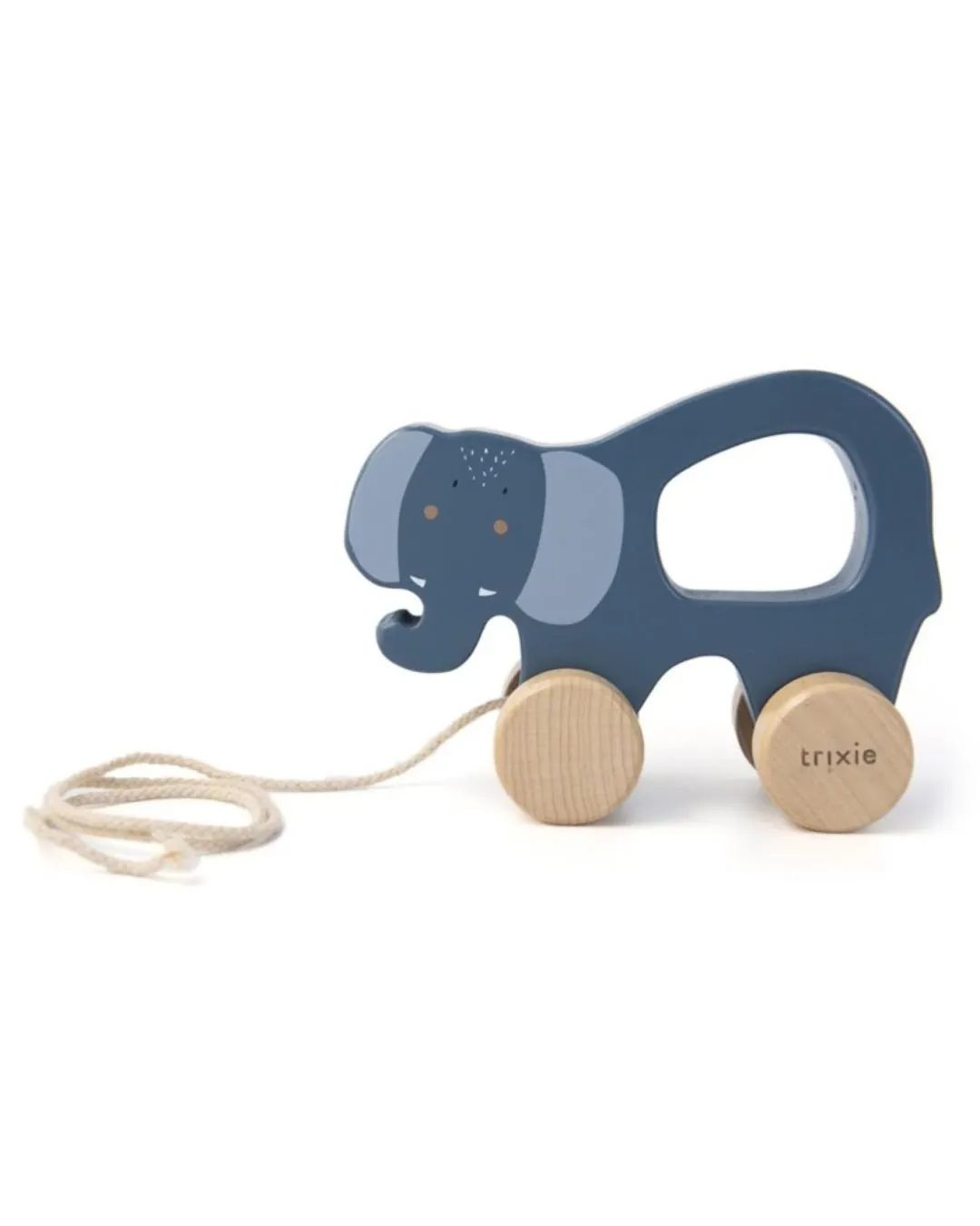 Trixie - drewniana zabawka do ciągnięcia na sznurku Słoń Trixie - drewniana zabawka do ciągnięcia na sznurku Słoń