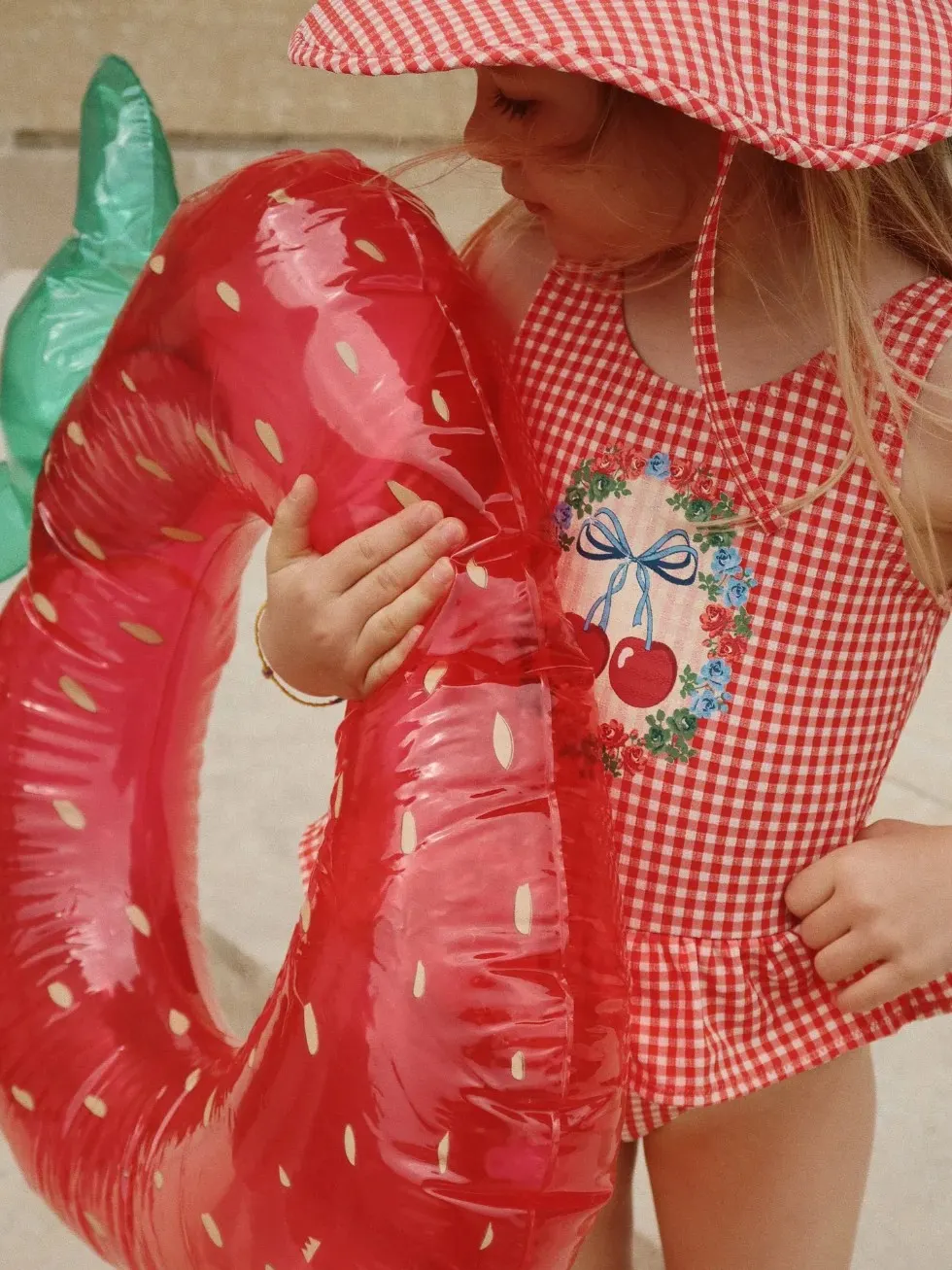 Konges Sløjd - nadmuchiwane kółko do pływania dla dzieci truskawka Strawberry Konges Sløjd - nadmuchiwane kółko do pływania dla dzieci truskawka Strawberry