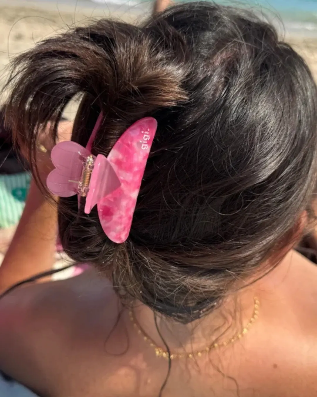 My Name is Gigi Paris - średnia klamra do włosów Heart Hair Clip Blush My Name is Gigi Paris - średnia klamra do włosów Heart Hair Clip Blush