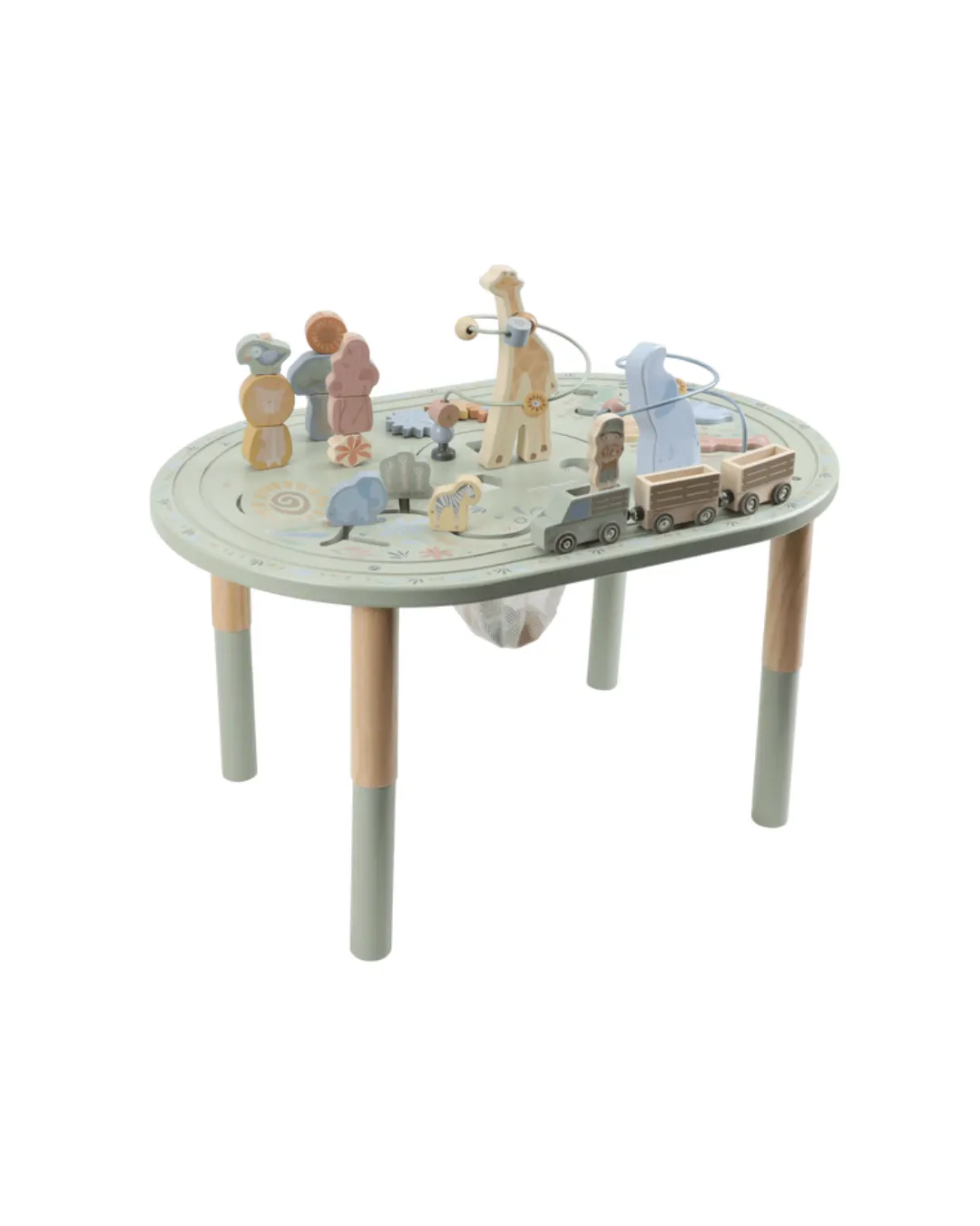 Little Dutch - stolik edukacyjny Safari Friends FSC