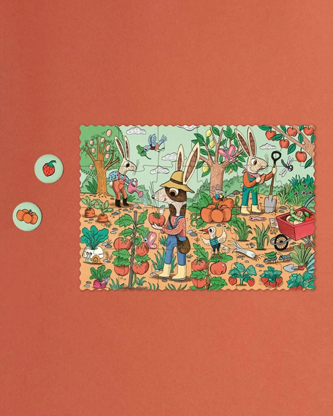 Londji - puzzle kieszonkowe z grą obserwacyjną Ogrody 