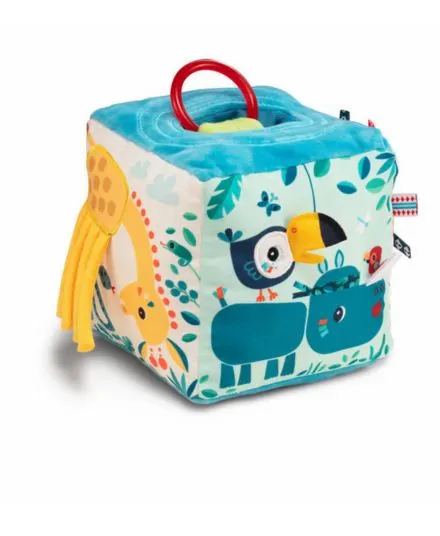 Lilliputiens - sensoryczna kostka aktywizująca dżungla Lilliputiens - sensoryczna kostka aktywizująca dżungla