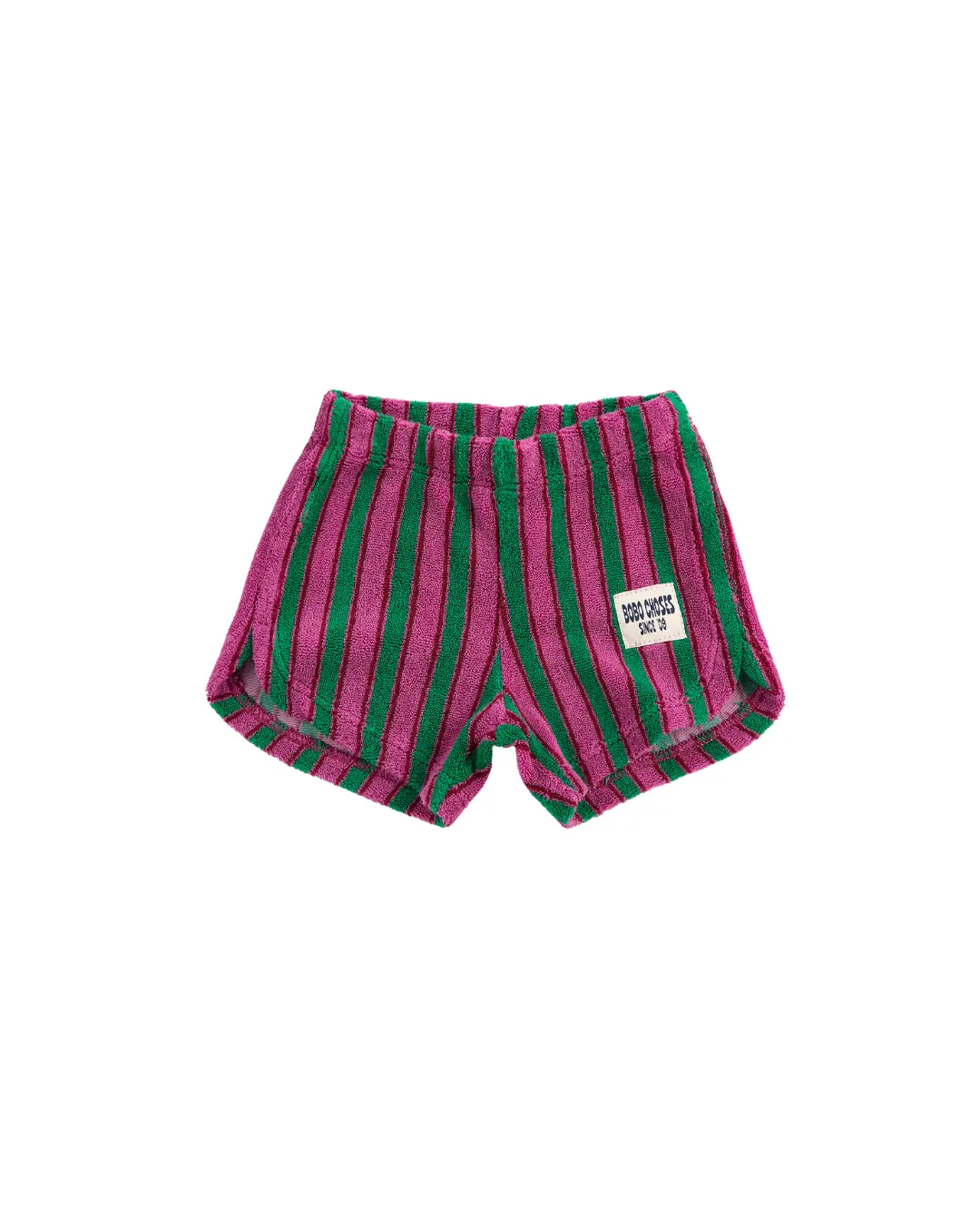BOBO CHOSES - spodenki Striped Terry Cloth