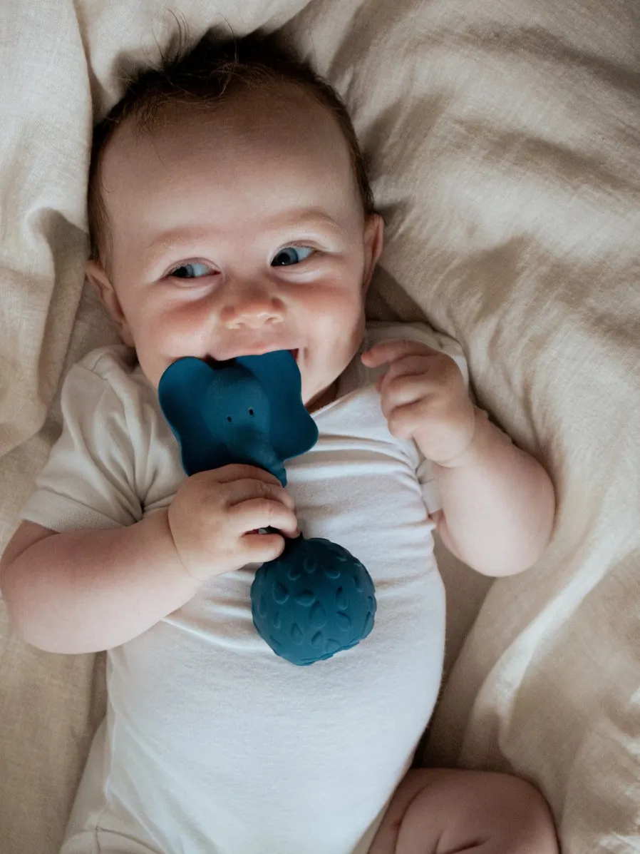 Natruba - gryzak z grzechotką w kształcie słonik