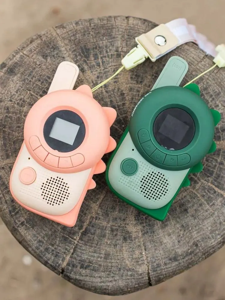 The Zoofamily - krótkofalówki dla dzieci Zoo Walkie Talkie Dinozaur Różowy - Dinozaur Zielony The Zoofamily - krótkofalówki dla dzieci Zoo Walkie Talkie Dinozaur Różowy - Dinozaur Zielony