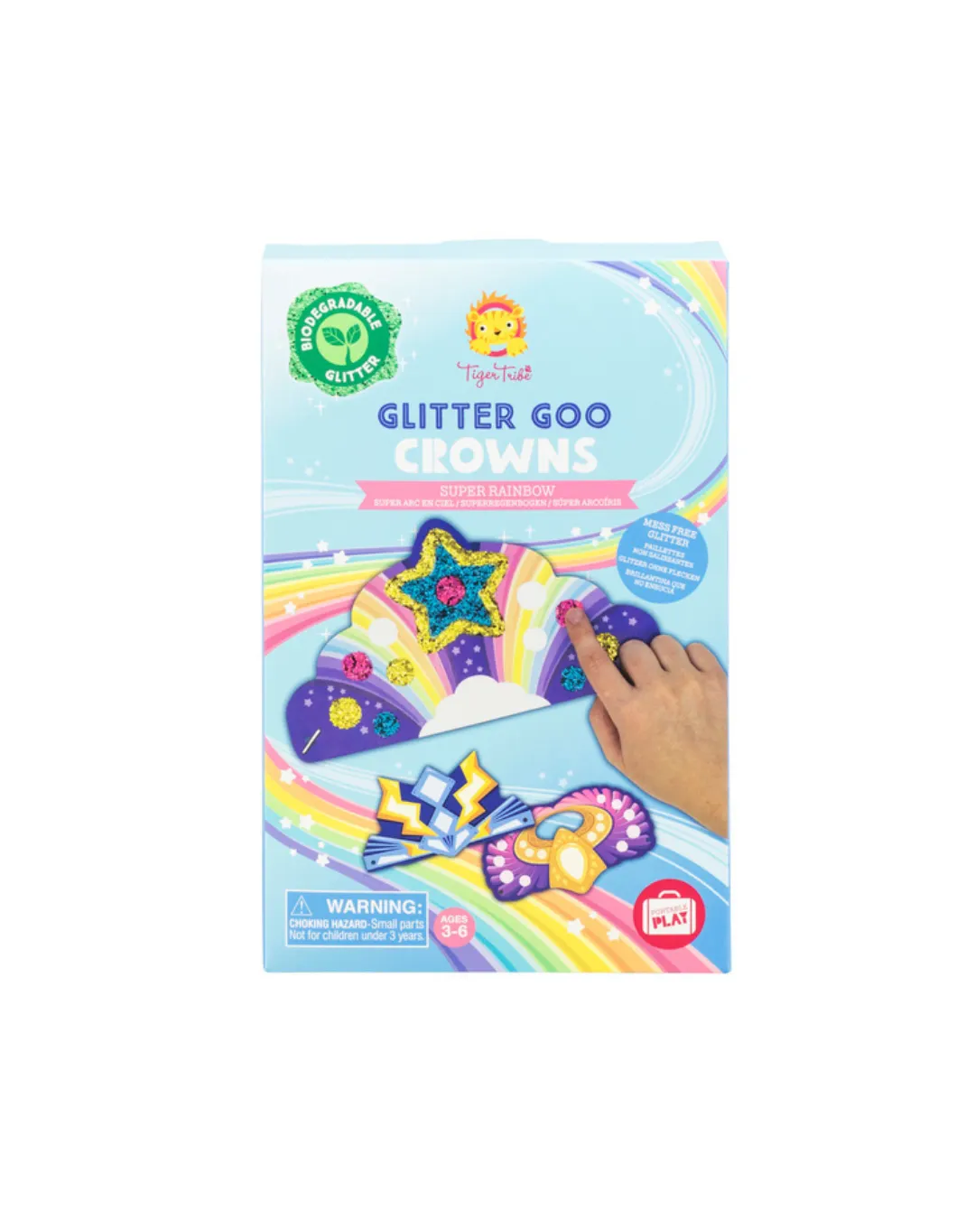 Tiger Tribe - zestaw kreatywny - Brokatowe Korony Tiger Tribe - zestaw kreatywny - Brokatowe Korony