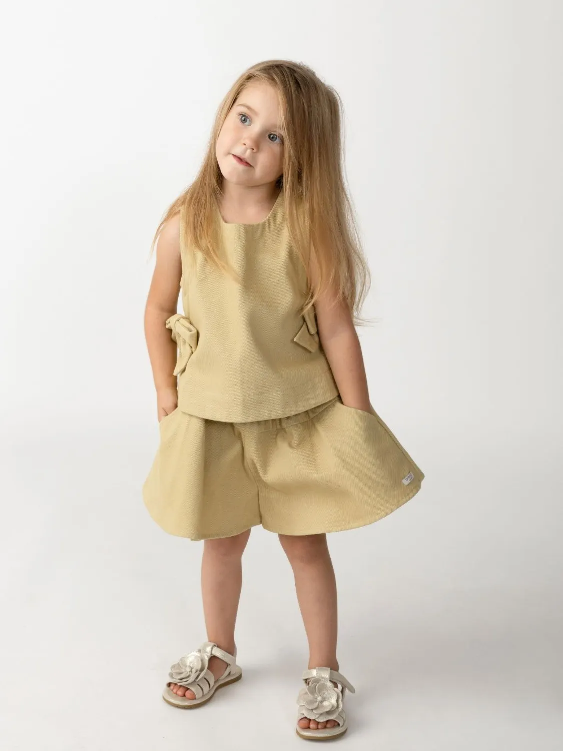 Donsje - szorty dziecięce Mazena Vintage Khaki Donsje - szorty dziecięce Mazena Vintage Khaki