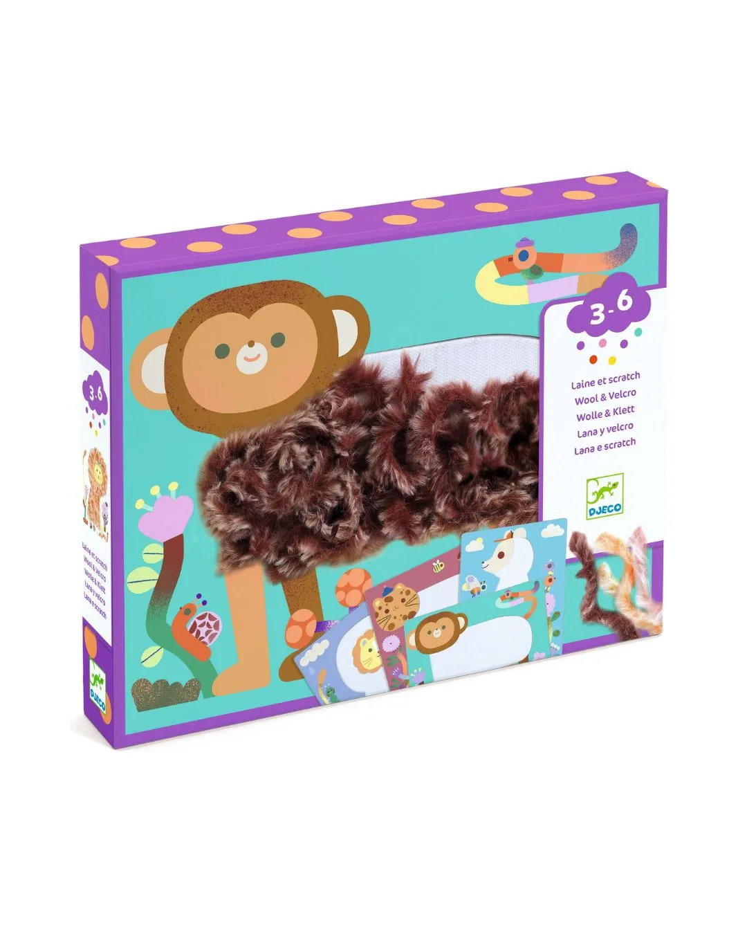 Djeco - zestaw artystyczny Puszyści przyjaciele