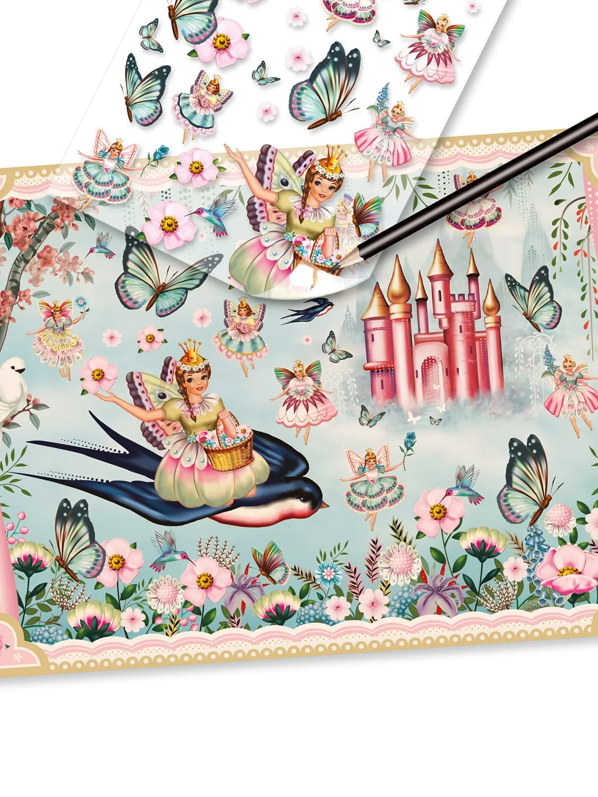 Djeco - kalkomania dla dzieci - zestaw W krainie bajek Djeco - kalkomania dla dzieci - zestaw W krainie bajek