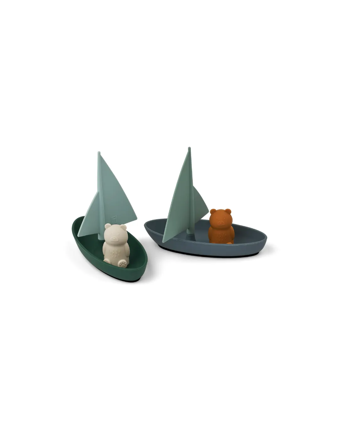 Liewood - zestaw zabawek do kąpieli Ensley Boats 2-Pack Whale blue multi mix