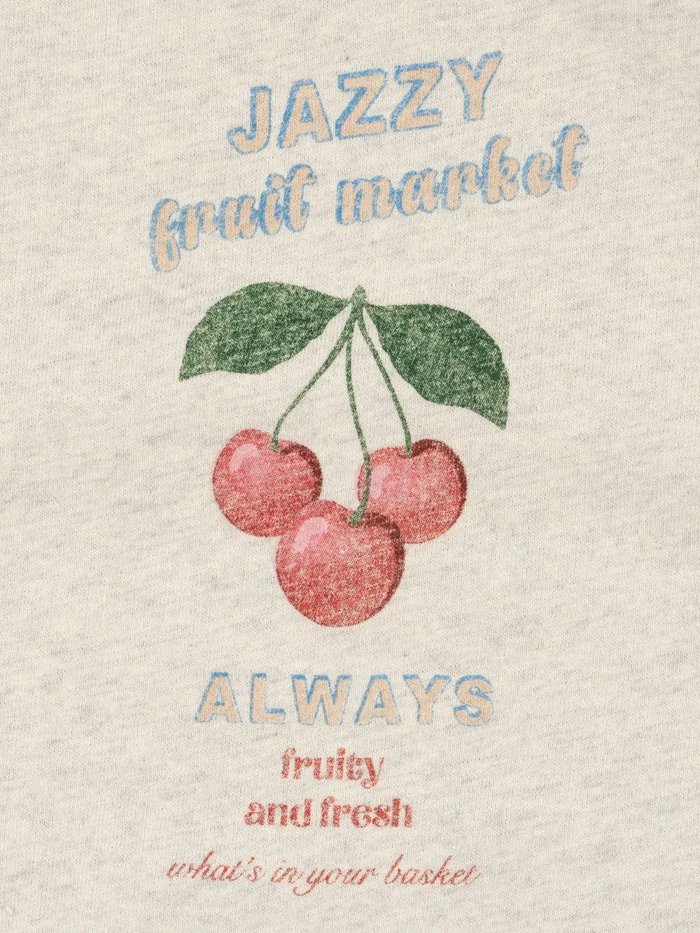 Konges Sløjd - bluza dresowa Loupy Zip Hoodie Off white melange Konges Sløjd - bluza dresowa Loupy Zip Hoodie Off white melange