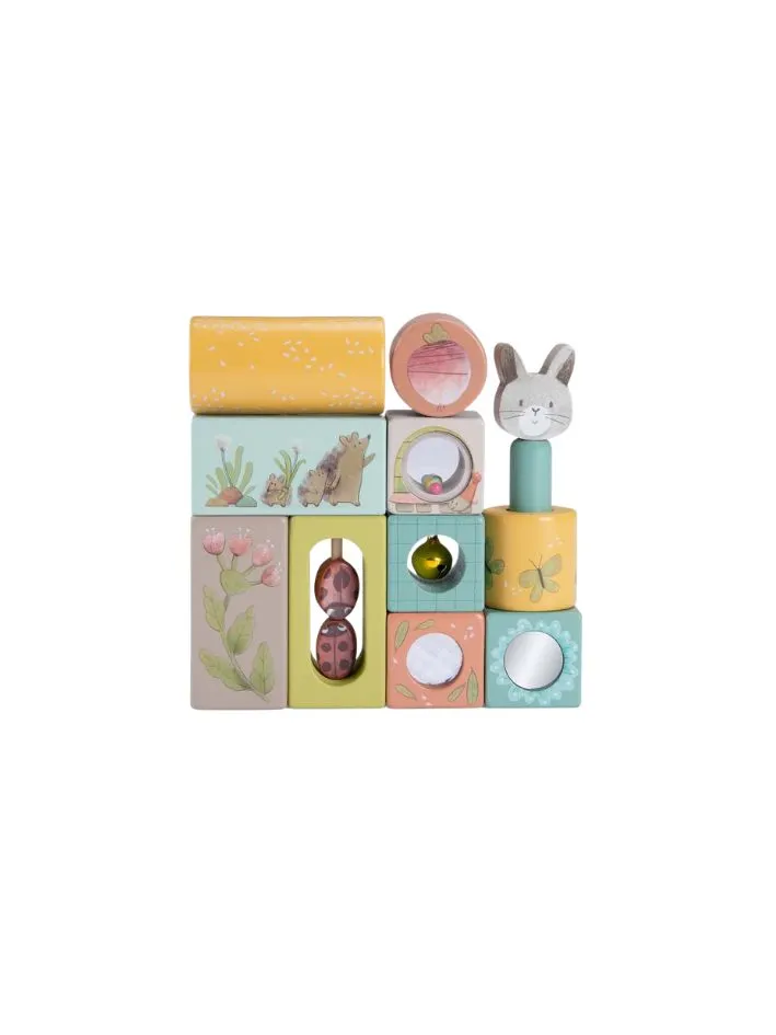 Klocki aktywizujące Moulin Roty Trzy Małe Króliki Klocki aktywizujące Moulin Roty Trzy Małe Króliki