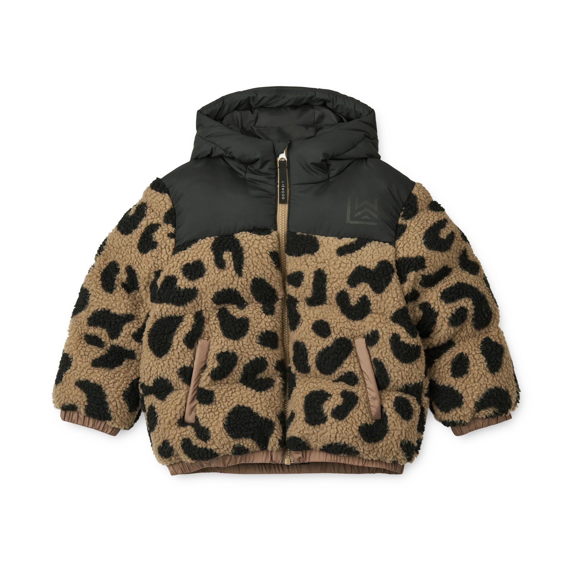 Liewood - kurtka puchowa Niko Pile Jacket Mega Leo Liewood - kurtka puchowa Niko Pile Jacket Mega Leo